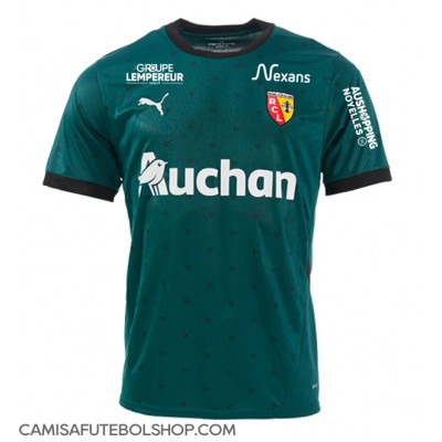 Camisa de time de futebol RC Lens Replicas 2º Equipamento 2024-25 Manga Curta Camisa de time de futebol RC Lens Replicas 2º Equipamento 2024-25 Manga Curta